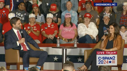 Danica Patrick at JD Vance town hall